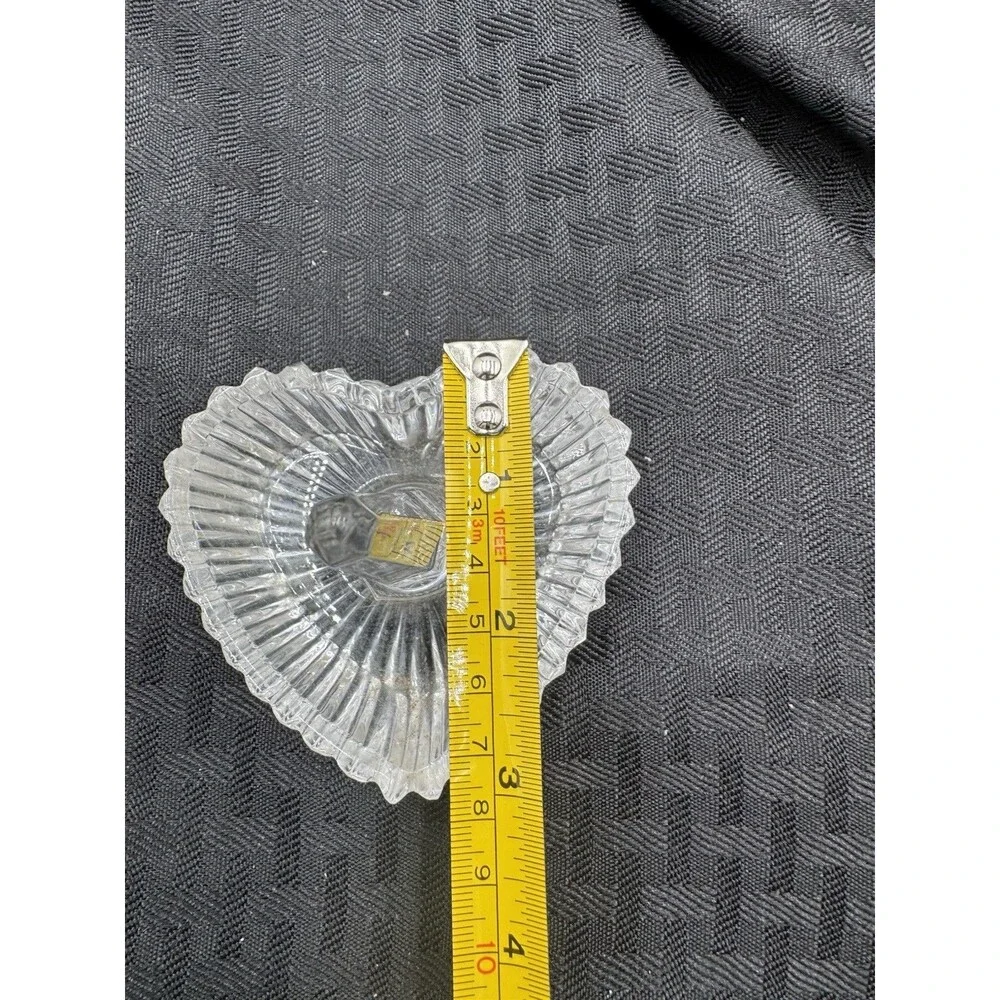 Crystal Heart Shape Ring Pin Holder